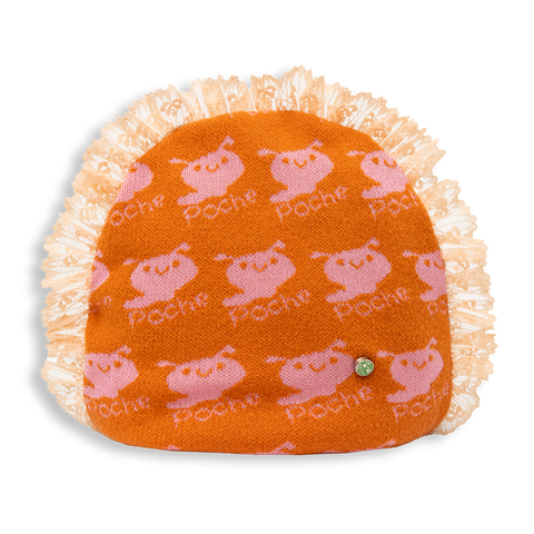 Scallop Beanie ⇝ Orange
